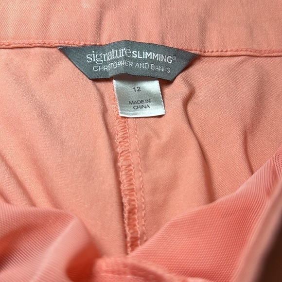 Christopher & Banks Signature Slimming Size 12 Crop Pants - Picture 3 of 4